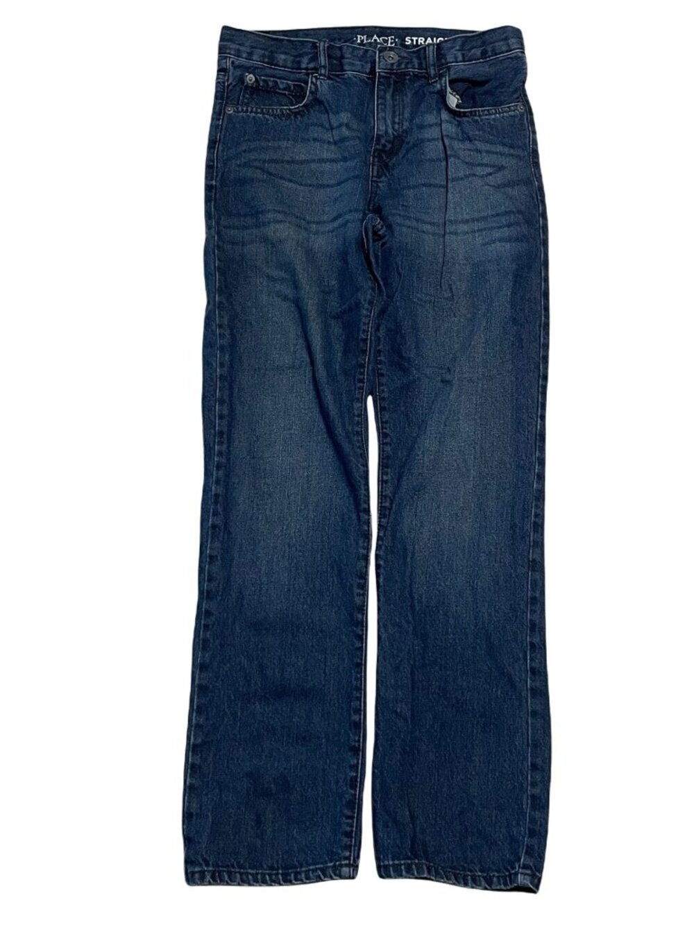 Children's Place Boys Straight Denim Jeans Size 14 Adjustable Waist